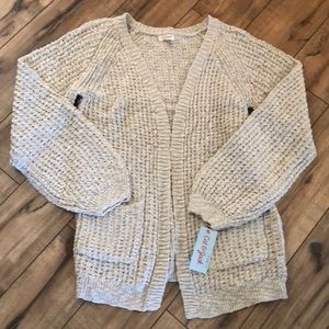 Cat & Jack Girls Chunky Cardigan NWT